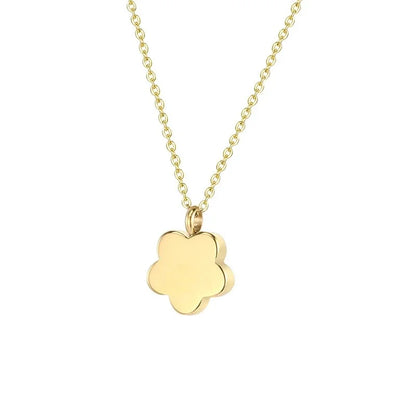 Yadreva Flower Urns Pendant Cremation Funeral Stainless Steel Necklace Memorial Jewelry for Ashes